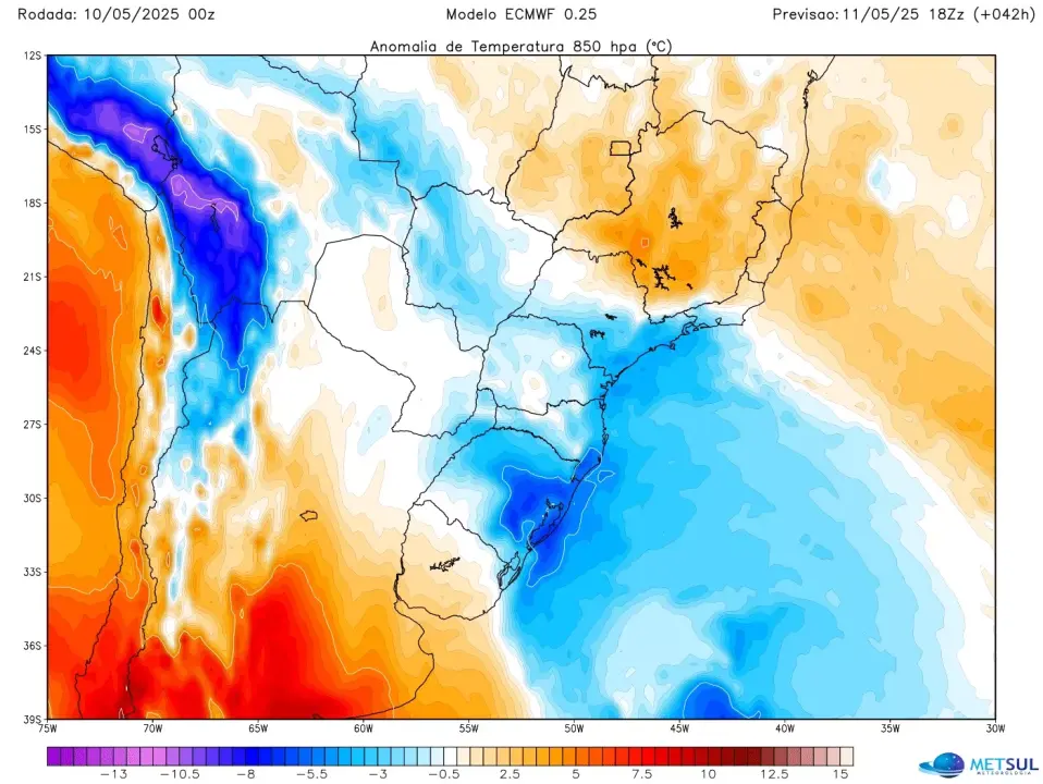 Massa de ar frio provoca queda nas temperaturas e alerta para geada no Sul do Brasil 1 Studio Notícias | Studio TV Massa de ar frio provoca queda nas temperaturas e alerta para geada no Sul do Brasil