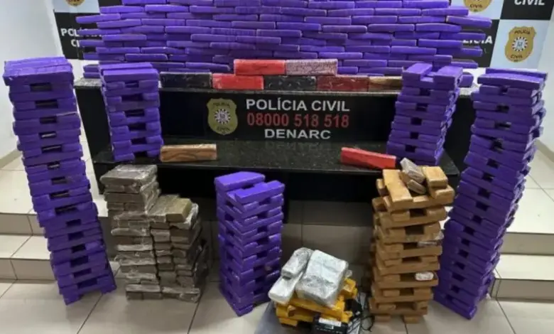 Studio Notícias | Studio TV Polícia intercepta 348 kg de maconha em chácara utilizada como centro de distribuição em Novo Hamburgo