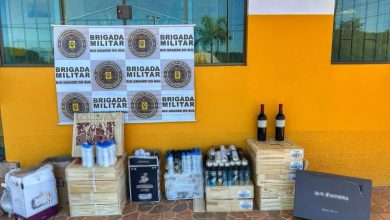 Studio Notícias | Studio TV Brigada Militar apreende mercadorias de origem estrangeira em Santo Ângelo