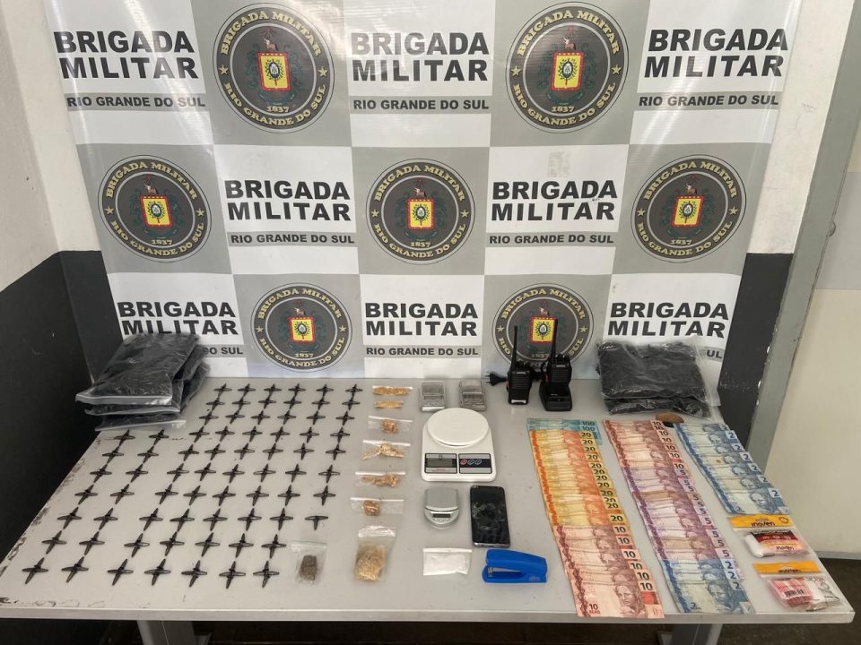 Studio Notícias | Studio TV Homem é preso por tráfico de drogas em Caxias do Sul pela Brigada Militar