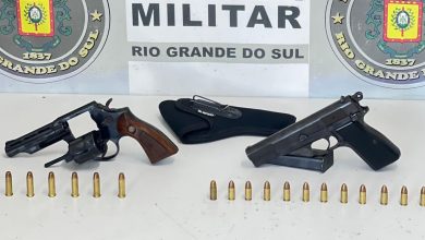 Studio Notícias | Studio TV Homem é preso com duas armas de fogo pela Brigada Militar em Caxias do Sul