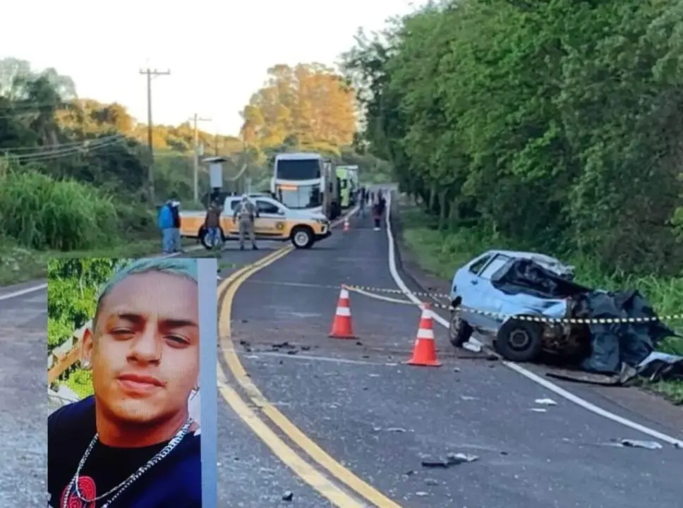 Jovem de 23 anos é a quinta vítima fatal de trágico acidente do domingo de dia das mães no RS 1 Studio Notícias | Studio TV Jovem de 23 anos é a quinta vítima fatal de trágico acidente do domingo de dia das mães no RS