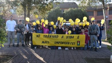 Studio Notícias | Studio TV Brigada Militar apoia caminhada do Maio Amarelo em Serafina Corrêa
