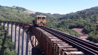 Studio Notícias | Studio TV Primeiro trecho ferroviário no Vale do Taquari será reconstruído após enchente
