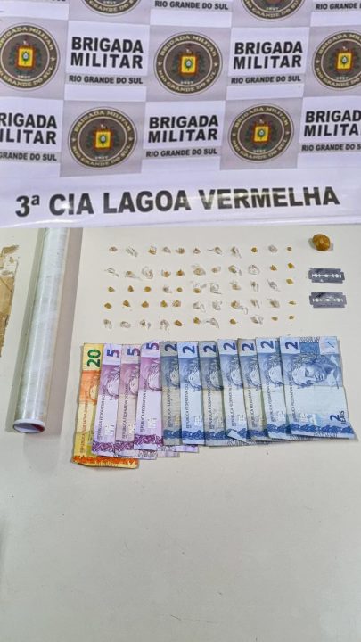 Studio Notícias | Studio TV Brigada Militar prende mulher por tráfico de drogas em Lagoa Vermelha
