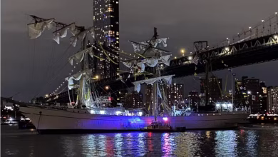 Studio Notícias | Studio TV Colisão fatal: navio da Marinha do México atinge ponte do Brooklyn em Nova York