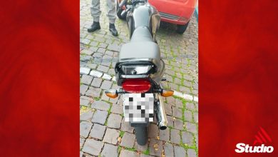 Studio Notícias | Studio TV Brigada Militar apreende motocicleta com sinais de adulteração em Nova Prata