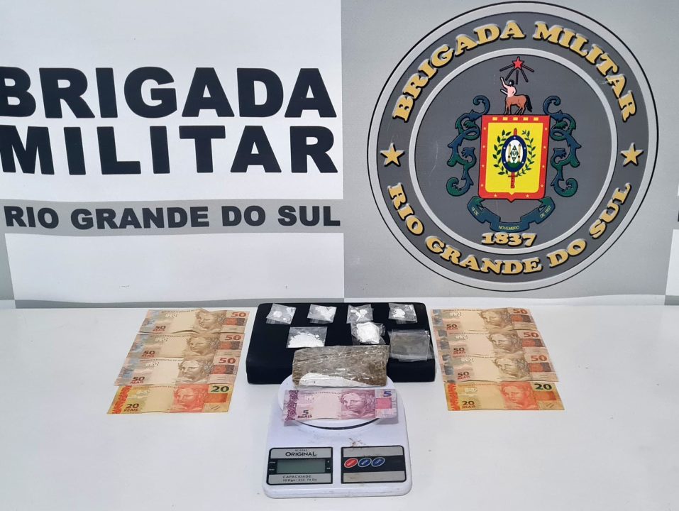 Brigada Militar prende homem por tráfico de drogas em Guaporé 1 Studio Notícias | Studio TV Brigada Militar prende homem por tráfico de drogas em Guaporé