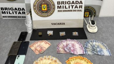 Studio Notícias | Studio TV Brigada Militar prende quatro por tráfico de drogas em Vacaria durante operação no Bairro Municipal