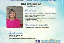 Studio Notícias | Studio TV Veranópolis se despede de Declei Padova, referência no jornalismo, na cultura, na educação e na música