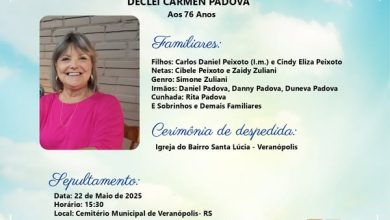 Studio Notícias | Studio TV Veranópolis se despede de Declei Padova, referência no jornalismo, na cultura, na educação e na música