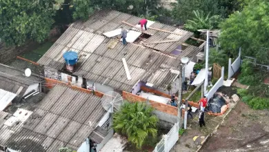 Studio Notícias | Studio TV Microexplosão com ventos de 100 km/h causa estragos em São Miguel do Oeste