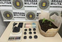 Studio Notícias | Studio TV Brigada Militar apreende drogas e prende jovem de 21 anos no centro de Ibiraiaras