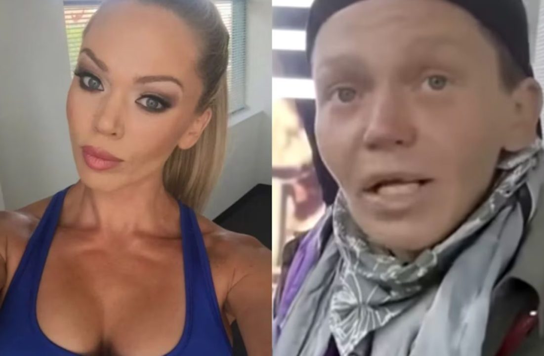 Veja o antes e o depois da modelo de sucesso que virou moradora de rua em Los Angeles 1 Studio Notícias | Studio TV Veja o antes e o depois da modelo de sucesso que virou moradora de rua em Los Angeles