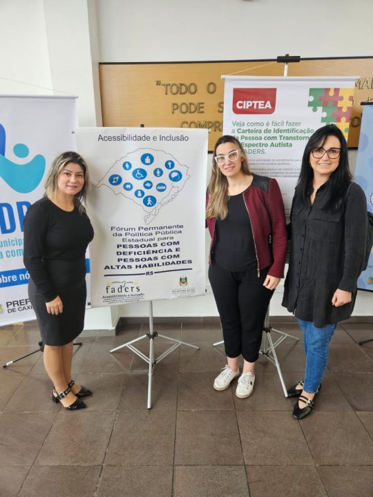 Veranópolis destaca ações inclusivas em fórum estadual para pessoas com deficiência e altas habilidades 2 Studio Notícias | Studio TV Veranópolis destaca ações inclusivas em fórum estadual para pessoas com deficiência e altas habilidades