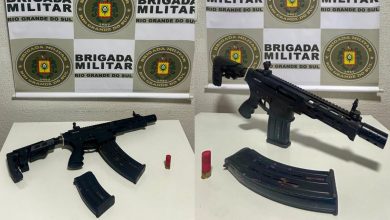 Studio Notícias | Studio TV Brigada Militar prende jovem paraguaio com arma de grosso calibre em Serafina Corrêa