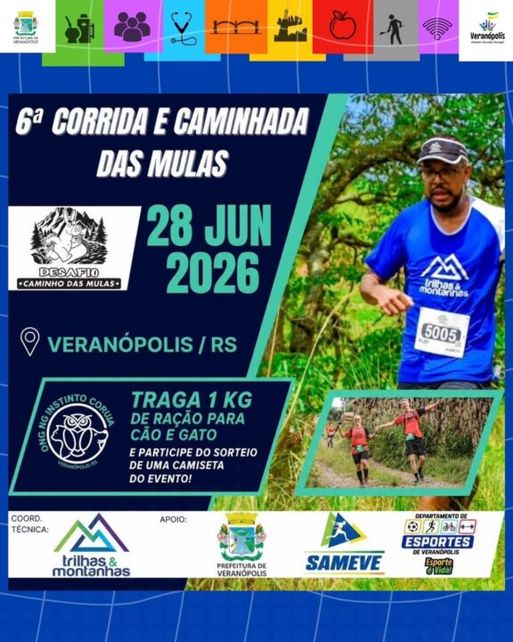 6ª Corrida e Caminhada das Mulas movimenta Veranópolis neste domingo - Studio TV
