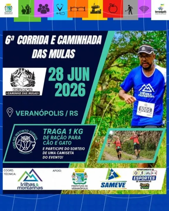 6ª Corrida e Caminhada das Mulas movimenta Veranópolis neste domingo - Studio TV
