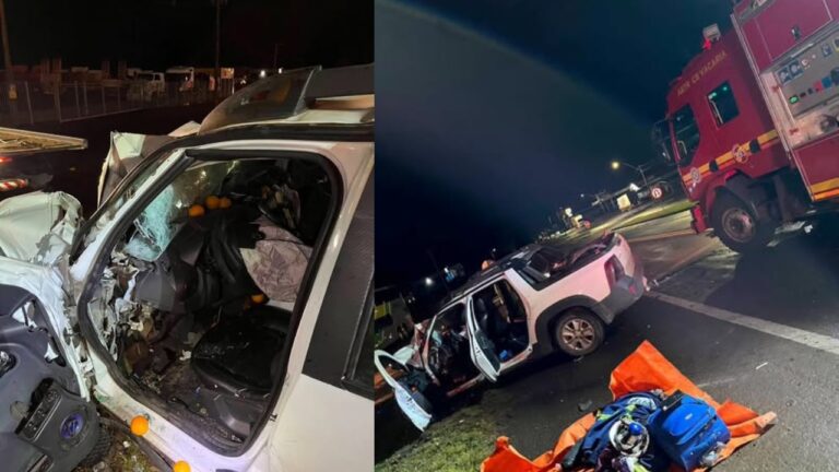 Acidente entre carro e caminhão deixa motorista ferido na BR-116, em Vacaria - Studio TV