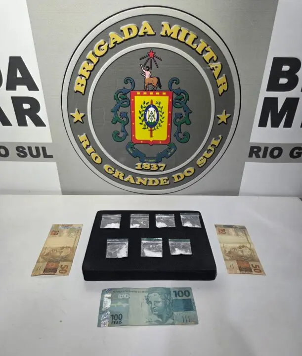 Adolescente é apreendido por tráfico de drogas na Praça das Pombas, em Guaporé - Studio TV