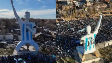 Argentina inaugura estátua gigante de Messi, a mais alta do mundo dedicada ao craque - Studio TV