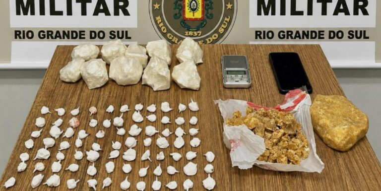 Brigada Militar prende casal por tráfico de drogas em Farroupilha - Studio TV