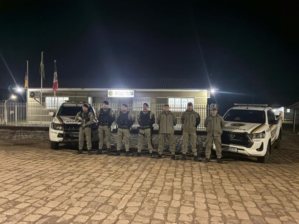Brigada Militar realiza operação de combate ao abigeato em Caseiros - Studio TV