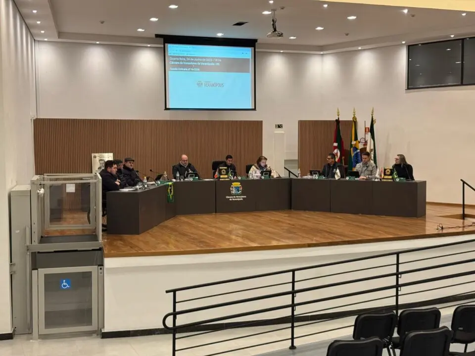 Câmara de Veranópolis aprova por unanimidade moções, indicações e projetos de lei na Sessão Ordinária nº 16/2026 - Studio TV