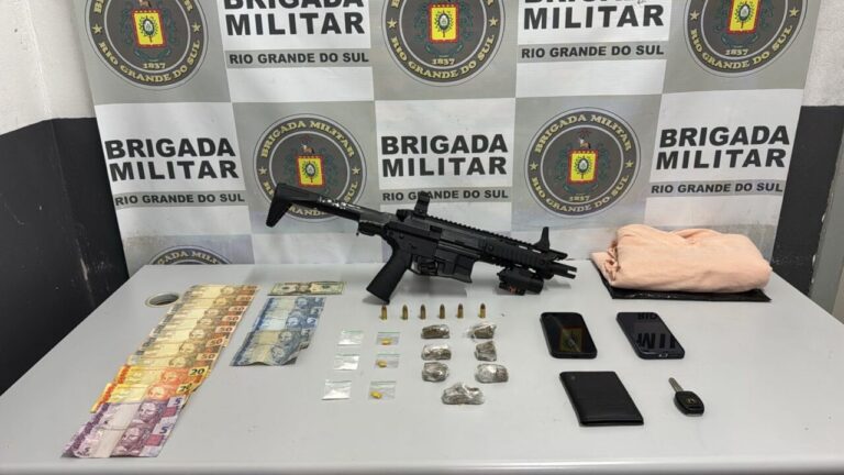 Homem é preso com submetralhadora artesanal no Centro de Caxias do Sul - Studio TV
