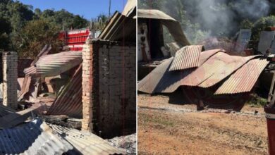 Incêndio destrói residência no interior de Coronel Pilar - Studio TV
