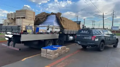 Motorista gaúcho é preso com 570 quilos de maconha que seriam entregues em Passo Fundo - Studio TV