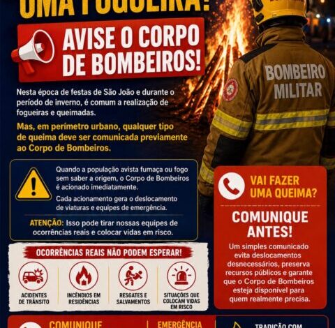 Corpo de Bombeiros orienta população a comunicar previamente fogueiras e queimadas em áreas urbanas - Studio TV