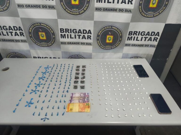 Brigada Militar prende casal com mais de 300 porções de drogas em Caxias do Sul - Studio TV