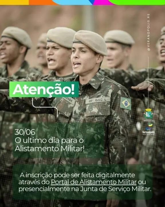 Último dia para o Alistamento Militar é nesta terça-feira em Veranópolis - Studio TV