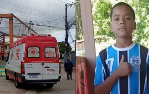 Menino de 8 anos morre após ser atingido por trave em quadra de Itajaí - Studio TV