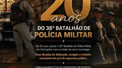 36º Batalhão de Polícia Militar completa 20 anos de atuação na Serra Gaúcha - Studio TV