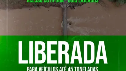 Acesso entre Cotiporã e Dois Lajeados é liberado para veículos de até 45 toneladas - Studio TV