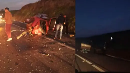 Acidente na BR-285 deixa dois mortos e quatro feridos em Lagoa Vermelha - Studio TV