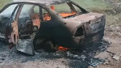 Adolescente é morto a tiros e veículo é incendiado em Agudo - Studio TV