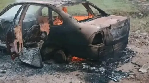 Adolescente é morto a tiros e veículo é incendiado em Agudo - Studio TV