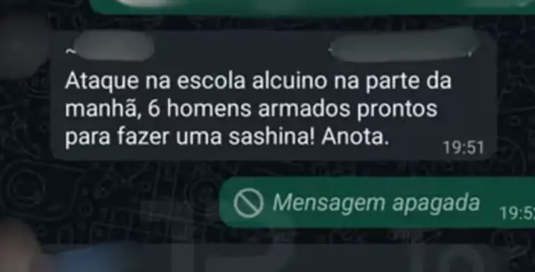 Ameaça atribuída a ex-aluno suspende aulas em escola de SC - Studio TV