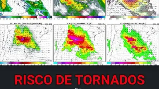 Atmosfera instável eleva risco de tempestades severas e tornados no Cone Sul - Studio TV