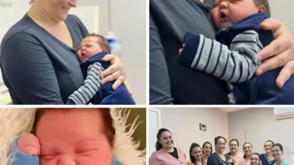 Bebê de 5,470 kg nasce em cidade do RS e surpreende equipe médica - Studio TV