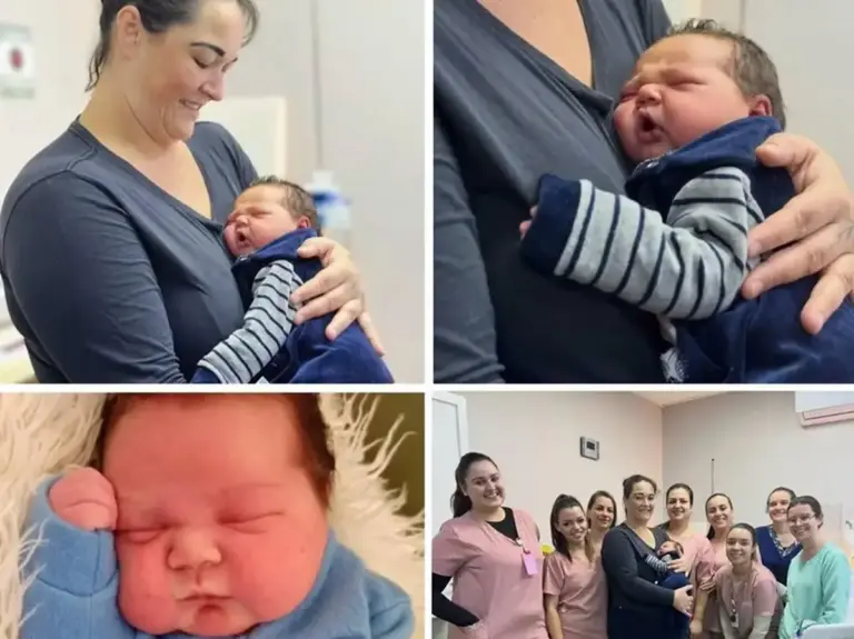 Bebê de 5,470 kg nasce em cidade do RS e surpreende equipe médica - Studio TV
