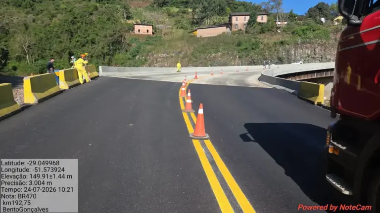 BR-470 terá tráfego liberado 24 horas neste domingo e nos próximos dias na Serra das Antas - Studio TV