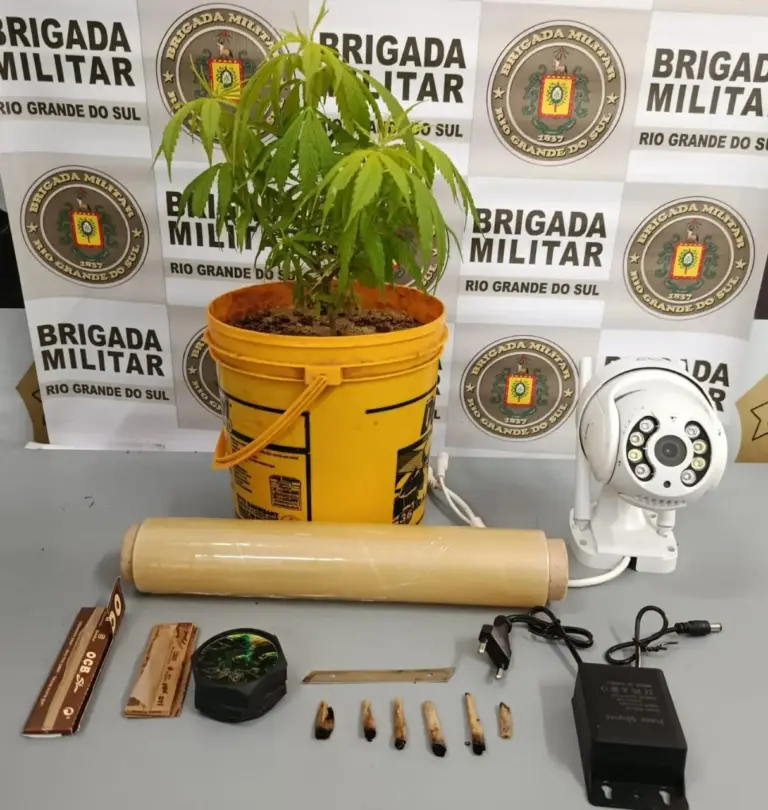 Brigada Militar apreende drogas e encaminha adolescente por tráfico em Barracão - Studio TV