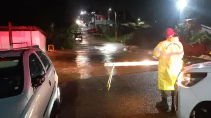 Brigada Militar monitora rios e barragens e auxilia no resgate de moradores no Norte do Estado - Studio TV