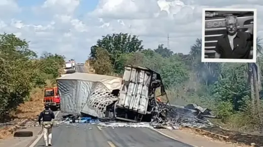 Caminhoneiro do RS morre em colisão frontal entre carretas no Tocantins - Studio TV