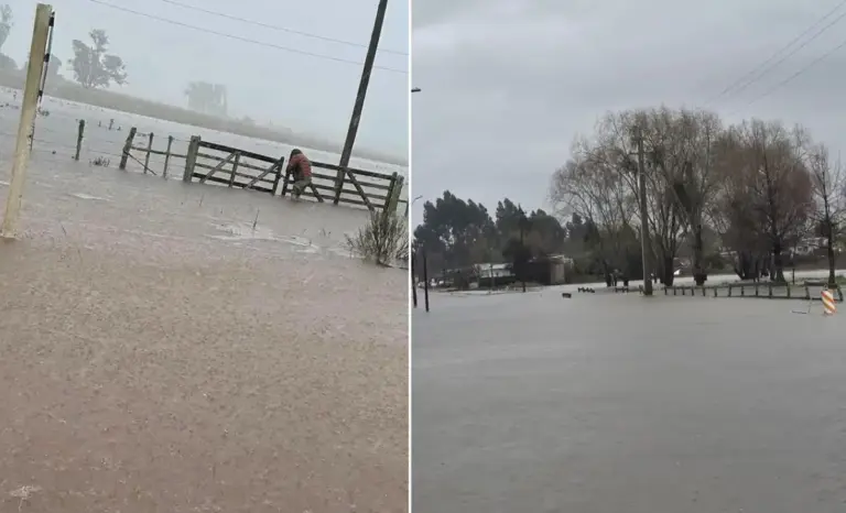 Chuva extrema provoca inundações em Cerro Largo e Rocha, no Uruguai - Studio TV