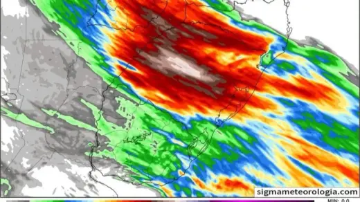 Chuva intensa pode elevar acumulados para mais de 300 milímetros no Rio Grande do Sul - Studio TV